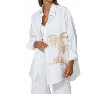 NEW LUSANA embroidered shirt in palma